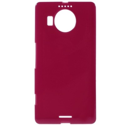 Nokia Lumia 950 XL kieto silikono TPU baltas raudonas - nugarėlė / Priedai.lt