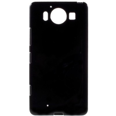 Nokia Lumia 950 kieto silikono TPU juodas dėklas - nugarėlė / Priedai.lt