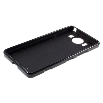 Nokia Lumia 950 kieto silikono TPU juodas dėklas - nugarėlė / Priedai.lt