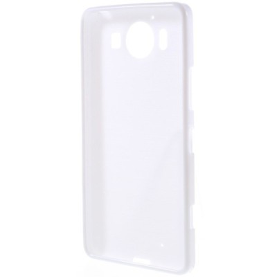 Nokia Lumia 950 kieto silikono TPU baltas dėklas - nugarėlė / Priedai.lt