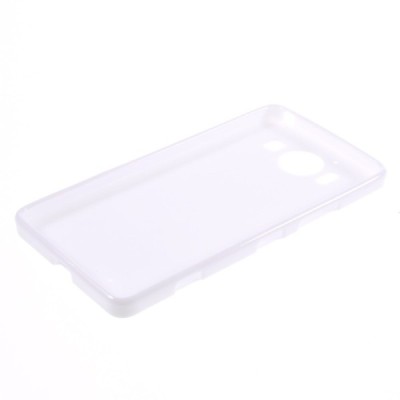 Nokia Lumia 950 kieto silikono TPU baltas dėklas - nugarėlė / Priedai.lt