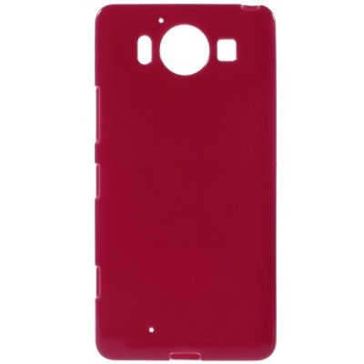 Nokia Lumia 950 kieto silikono TPU raudonas dėklas - nugarėlė / Priedai.lt