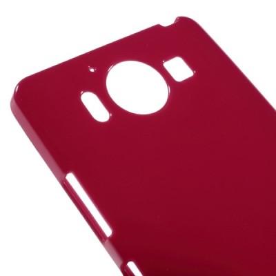 Nokia Lumia 950 kieto silikono TPU raudonas dėklas - nugarėlė / Priedai.lt