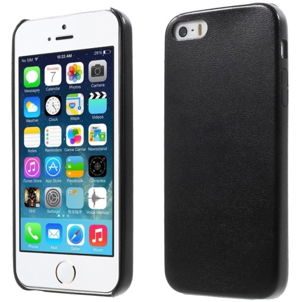 „Slim Leather“ kaaned - must (iPhone 5 / 5S / SE 2016)