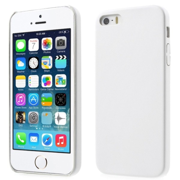 „Slim Leather“ kaaned - valge (iPhone 5 / 5S / SE 2016)
