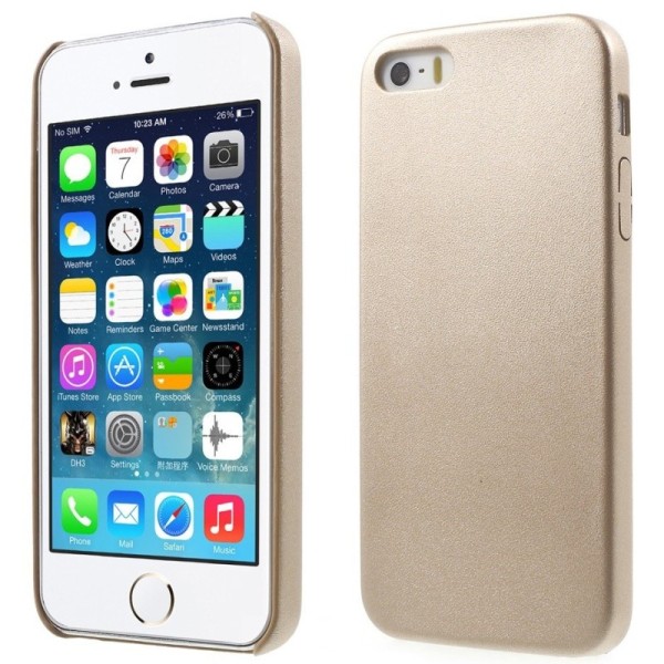 „Slim Leather“ kaaned - kuldne (iPhone 5 / 5S / SE 2016)