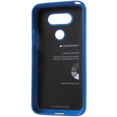 LG G5 (H850) tamsiai mėlynas Mercury kieto silikono (TPU) dėklas / Priedai.lt