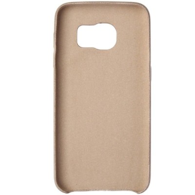 Slim Leather Samsung Galaxy S7 G930F smėlio spalvos odinis dėklas - nugarėlė / Priedai.lt