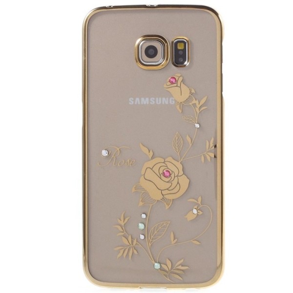„Kingxbar" Rose Swarovski kaaned - kuldne (Galaxy S6 Edge)