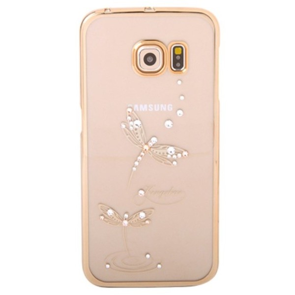 „Kingxbar" Dragonfly Swarovski kaaned - kuldne (Galaxy S6 Edge)