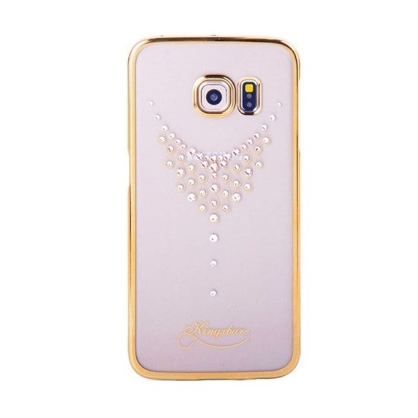 „Kingxbar" Necklace Swarovski kaaned - kuldne (Galaxy S6 Edge)