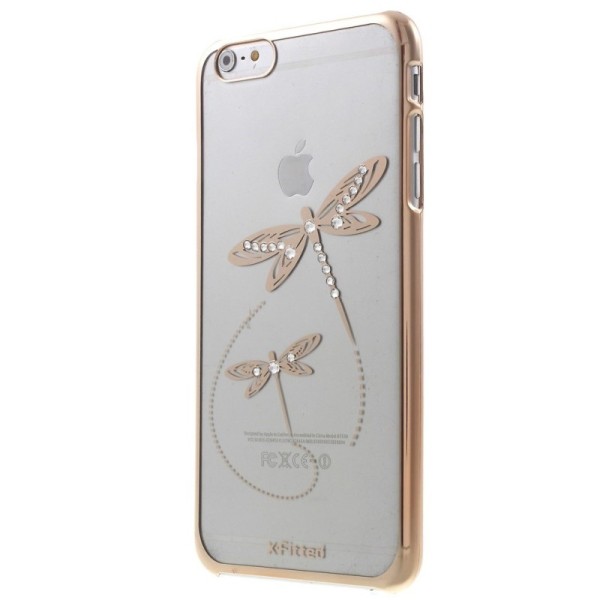 „X-Fitted“ Dragonfly Swarovski kaaned - kuldne (iPhone 6 Plus / 6s Plus)