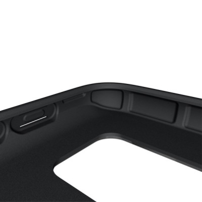 Sustiprintos apsaugos Samsung Galaxy S7 G930 juodas kieto silikono (TPU) ir plastiko dėklas / Priedai.lt