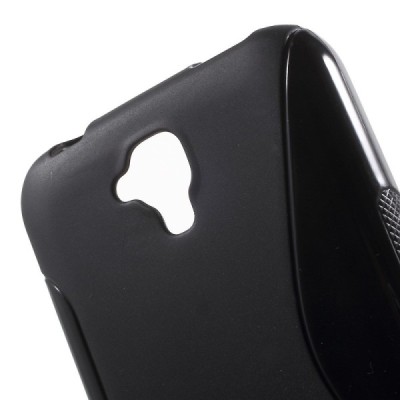 Huawei Y5 kieto silikono TPU juodas dėklas - nugarėlė / Priedai.lt
