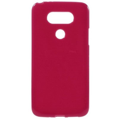 LG G5 (H850) kieto silikono TPU raudonas dėklas - nugarėlė / Priedai.lt
