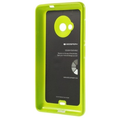 Microsoft Lumia 535 žalias Mercury kieto silikono (TPU) dėklas / Priedai.lt