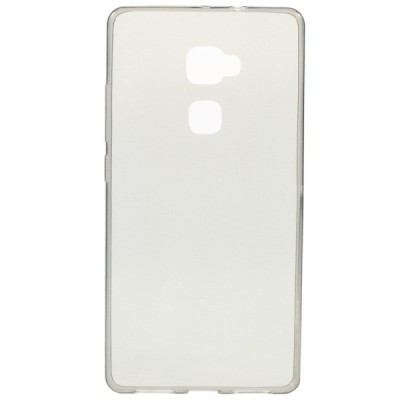 Huawei Mate S skaidrus (permatomas) silikoninis TPU ploniausias pasaulyje pilkas dėklas / Priedai.lt