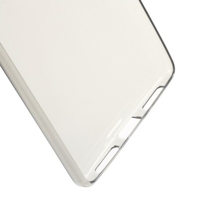 Huawei Mate S skaidrus (permatomas) silikoninis TPU ploniausias pasaulyje pilkas dėklas / Priedai.lt