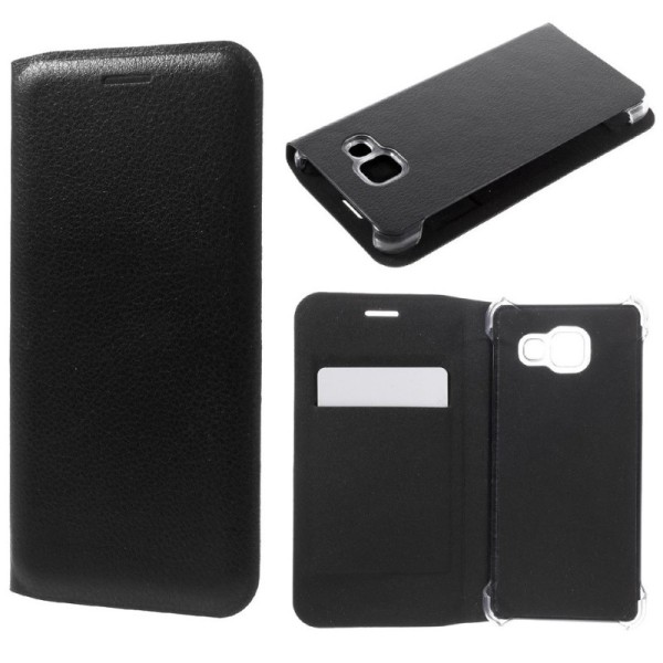 „Smart Wallet“ tahke kaaned - must (Galaxy A3 2016)
