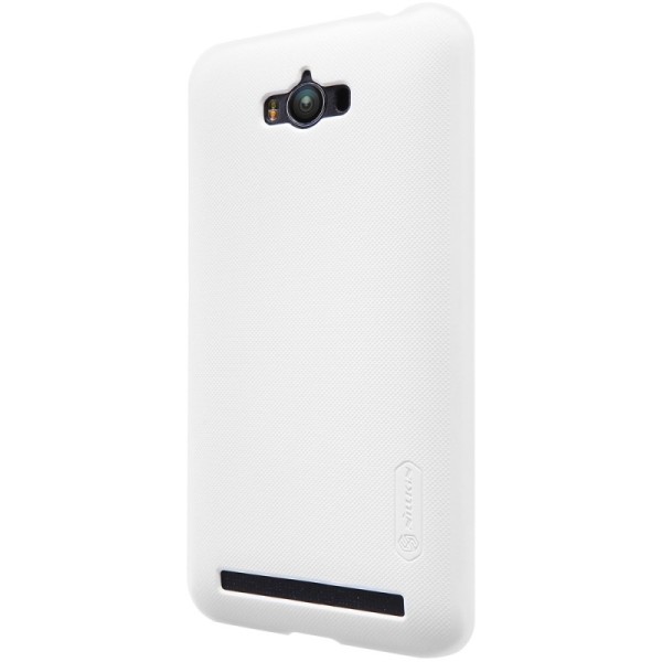 „Nillkin“ Frosted Shield kaaned - valge + ekraani kaitse (Zenfone Max)