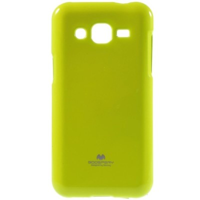 Samsung Galaxy J2 (J200) Mercury žalias kieto silikono tpu dėklas - nugarėlė / Priedai.lt