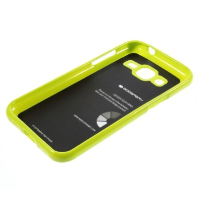 Samsung Galaxy J2 (J200) Mercury žalias kieto silikono tpu dėklas - nugarėlė / Priedai.lt