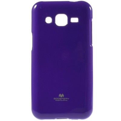 Samsung Galaxy J2 (J200) Mercury violetinis kieto silikono tpu dėklas - nugarėlė / Priedai.lt