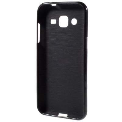 Samsung Galaxy J2 (J200) kieto silikono TPU juodas dėklas - nugarėlė / Priedai.lt