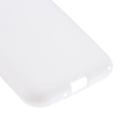 Samsung Galaxy J2 (J200) kieto silikono TPU baltas dėklas - nugarėlė / Priedai.lt