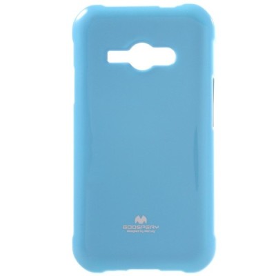 Samsung Galaxy J1 Ace (J110) Mercury šviesiai mėlynas kieto silikono tpu dėklas - nugarėlė / Priedai.lt