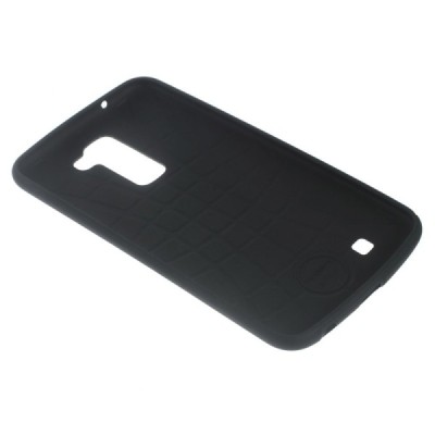 LG K10 (K420N) spalvotas kieto silikono TPU dėklas (nugarėlė) - Gėlės / Priedai.lt
