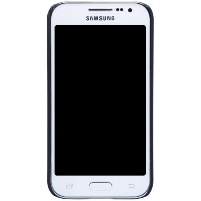 Samsung Galaxy Core Prime (G360) Nillkin Frosted Shield juodas plastikinis dėklas + apsauginė ekrano plėvelė / Priedai.lt