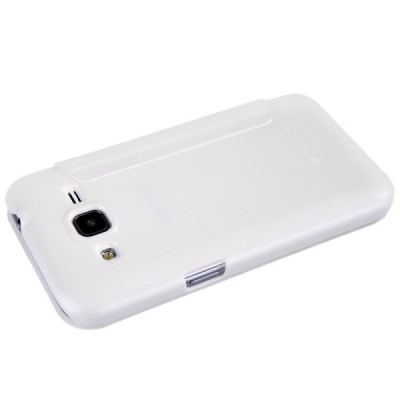 Samsung Galaxy Core Prime (G360) baltas odinis atverčiamas Nillkin Sparkle dėklas / Priedai.lt