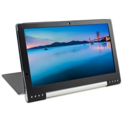 Lenovo Yoga Tablet 2 Pro 13.3 atverčiamas juodas odinis dėklas (sulankstomas) / Priedai.lt