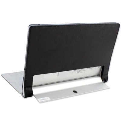 Lenovo Yoga Tablet 2 Pro 13.3 atverčiamas juodas odinis dėklas (sulankstomas) / Priedai.lt