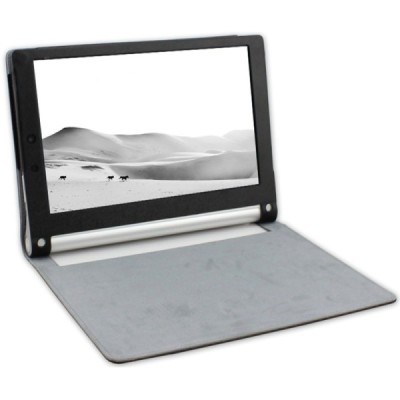 Lenovo Yoga Tablet 2 Pro 13.3 atverčiamas juodas odinis dėklas (sulankstomas) / Priedai.lt