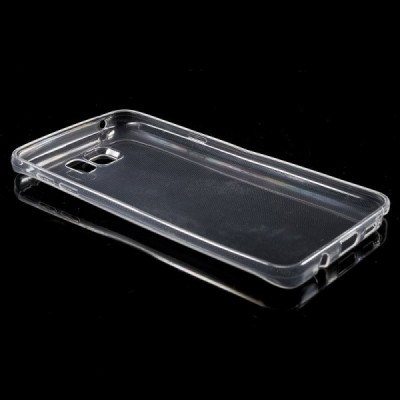 Samsung Galaxy Note 5 (N920) skaidrus (permatomas) kieto silikono TPU ploniausias pasaulyje dėklas / Priedai.lt