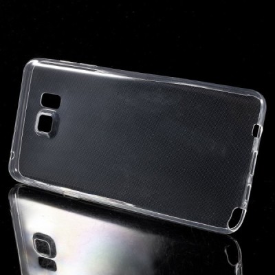 Samsung Galaxy Note 5 (N920) skaidrus (permatomas) kieto silikono TPU ploniausias pasaulyje dėklas / Priedai.lt