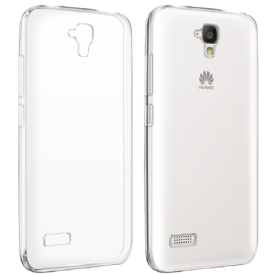 Huawei Y5 (Y560) skaidrus (permatomas) kieto silikono TPU ploniausias pasaulyje bespalvis dėklas / Priedai.lt