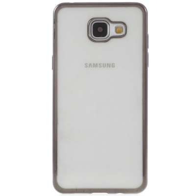 Samsung Galaxy A5 2016 (A510) silikoninis TPU skaidrus pilkas dėklas / Priedai.lt