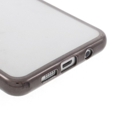 Samsung Galaxy A5 2016 (A510) silikoninis TPU skaidrus pilkas dėklas / Priedai.lt