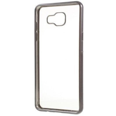 Samsung Galaxy A5 2016 (A510) silikoninis TPU skaidrus pilkas dėklas / Priedai.lt