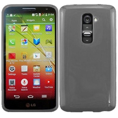 LG G2 mini (D620, D618) Kieto silikono dėklas - pilkas / Priedai.lt