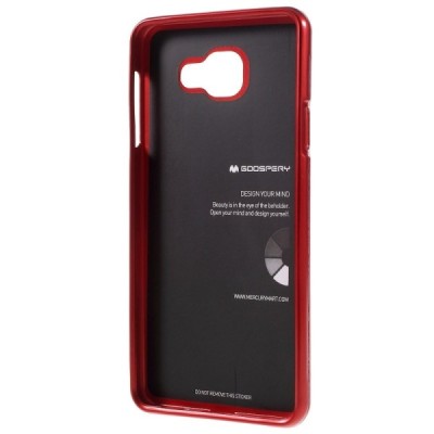 Samsung Galaxy A7 2016 (A710) Mercury raudonas kieto silikono (TPU) dėklas / Priedai.lt