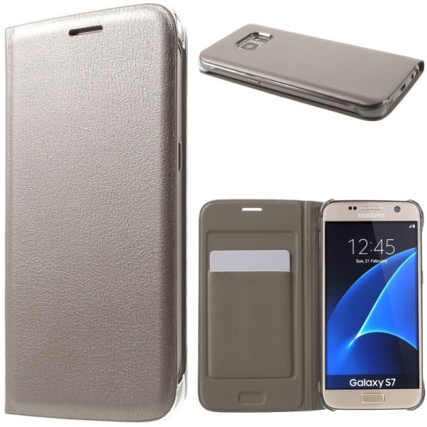 „Smart Wallet“ tahke kaaned - kuldne (Galaxy S7)