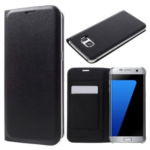 „Smart Wallet“ tahke kaaned - must (Galaxy S7 Edge)