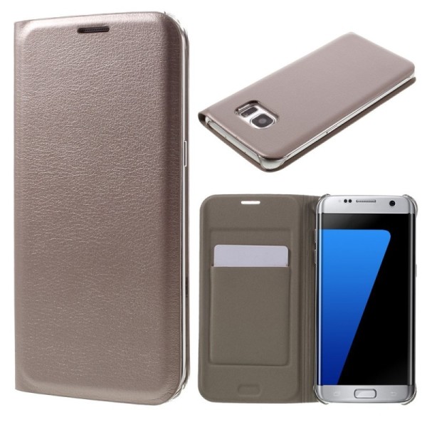 „Smart Wallet“ tahke kaaned - kuldne (Galaxy S7 Edge)