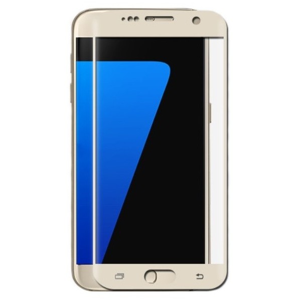 „Mofi“ Tempered Glass kaitsev ekraaniklaas 0.26 mm - kuldne (Galaxy S7)