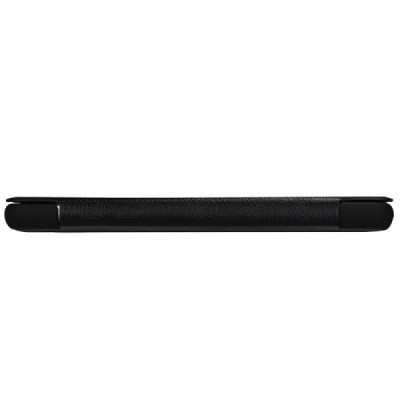 Prabangus „Nillkin“ Qin serijos juodas odinis atverčiamas Samsung Galaxy J7 2016 (J710) dėklas / Priedai.lt
