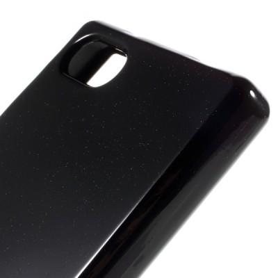 Sony Xperia Z5 Compact juodas Mercury kieto silikono (TPU) dėklas / Priedai.lt